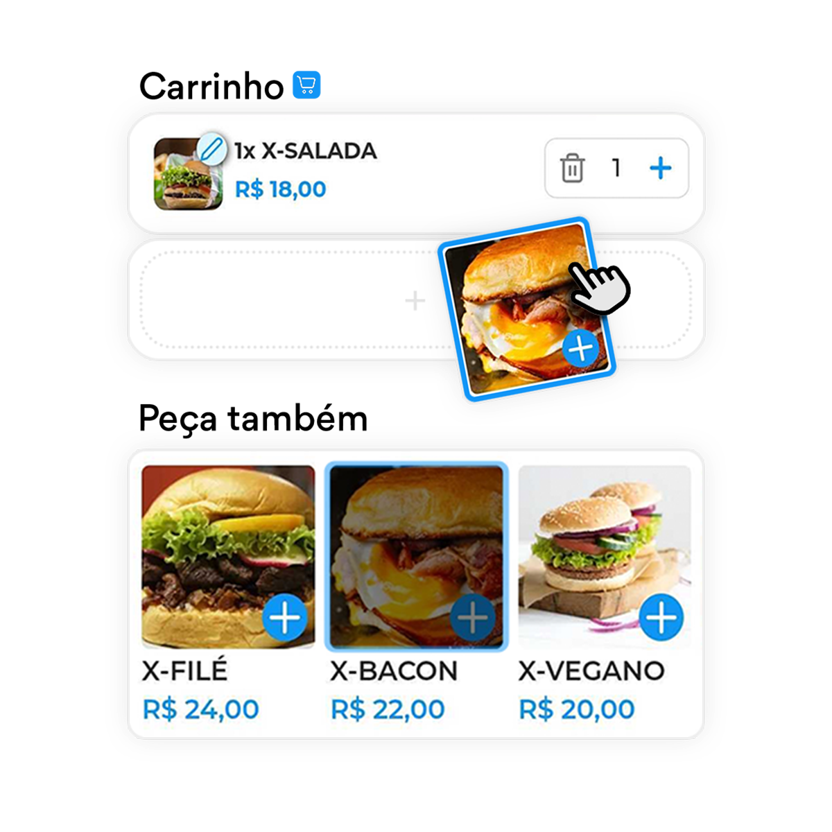 Cardápio digital personalizado com a marca do restaurante