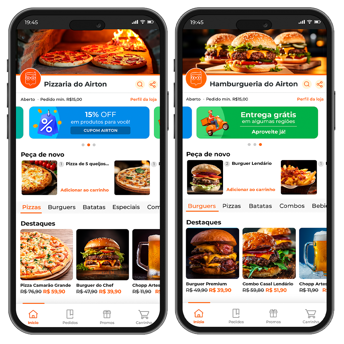 Use nosso Cardápio Digital para vender mais e simplificar sua operação