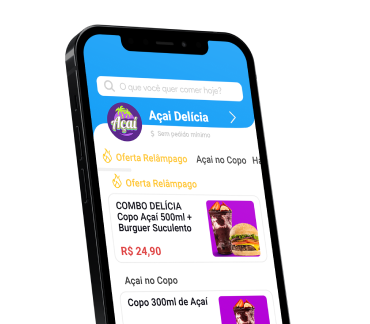 Envio do cardápio digital