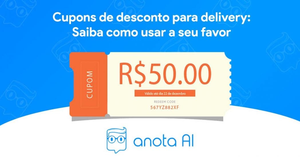 cupom para restaurante