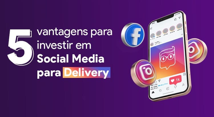 social media para delivery