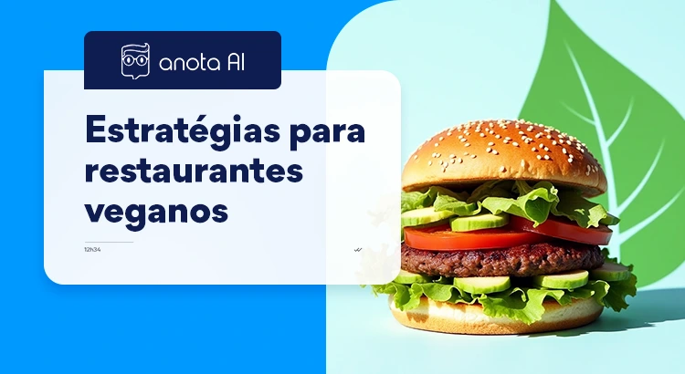 Imagem com um hambúrguer mostrando como divulgar restaurante vegano