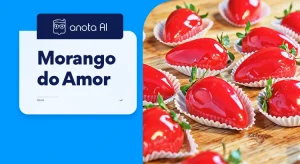 foto dando ideia de como vender morango do amor, com vários deles em uma mesa