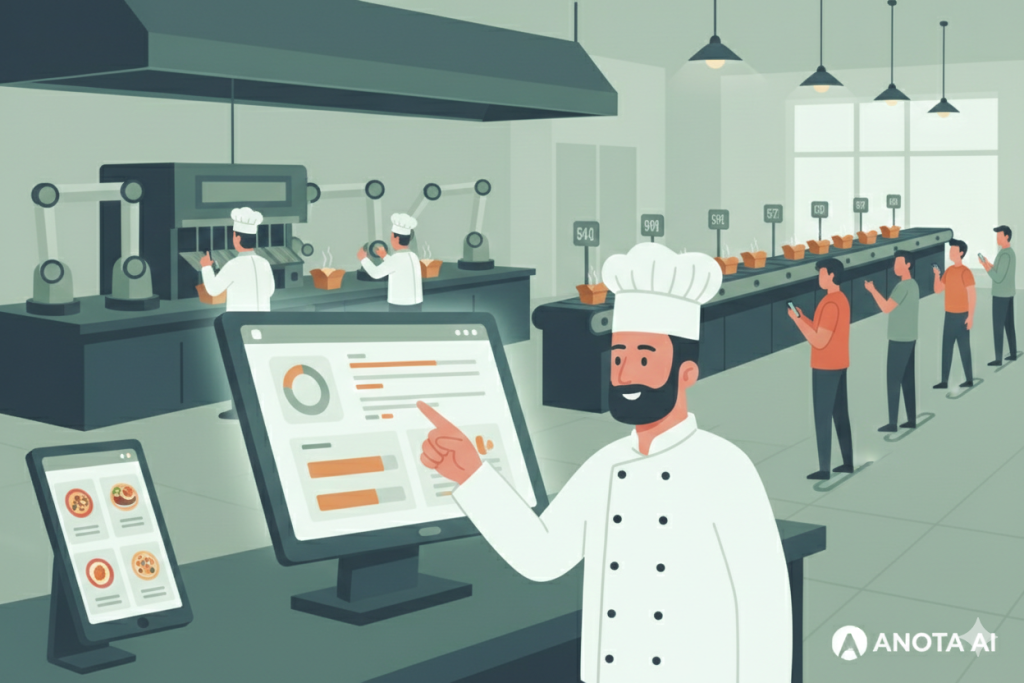 desenho que mostram soluções de como reduzir filas de restaurantes.