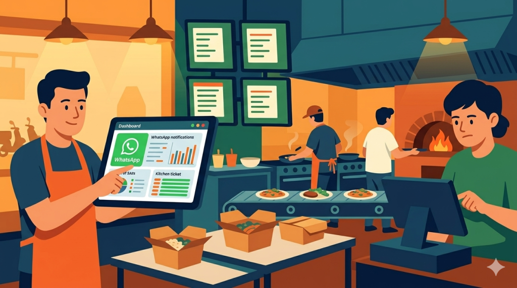 integrar WhatsApp PDV e cozinha